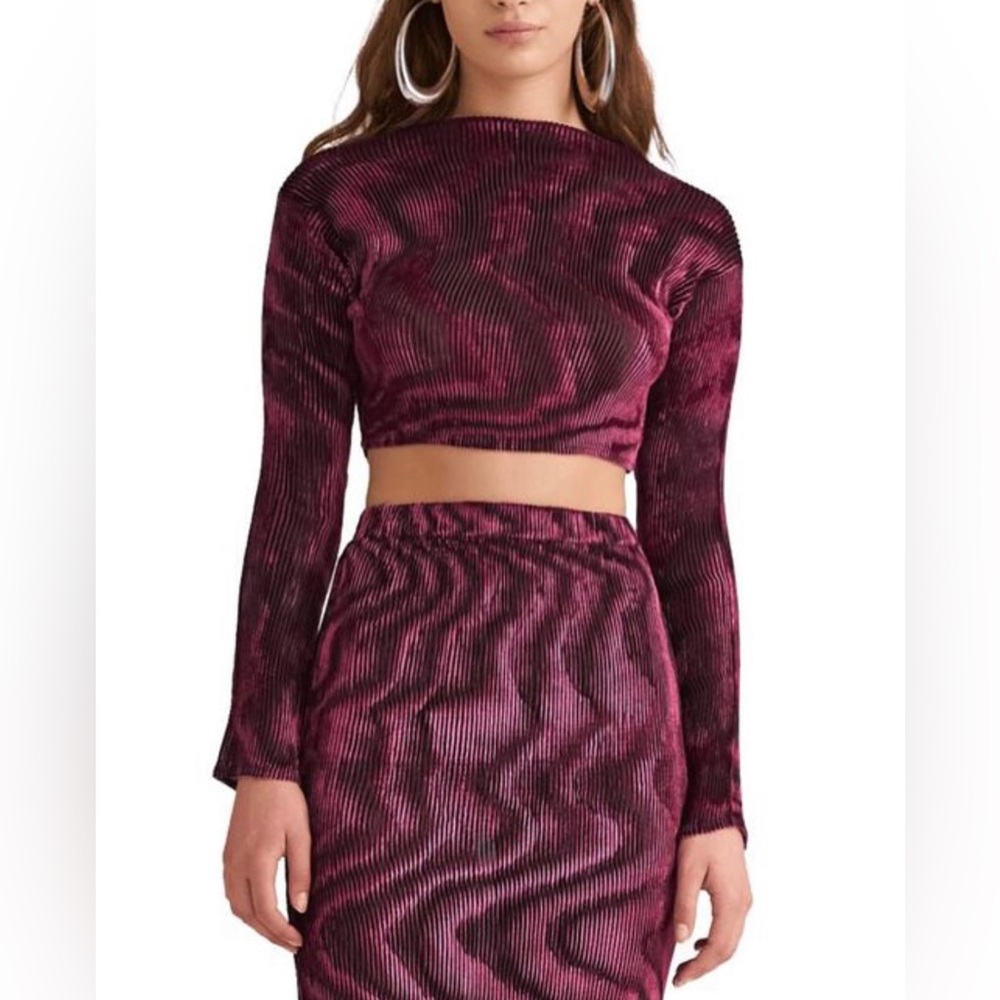 RONNY KOBO GWEN TOP - SMALL - MAGENTA PURPLE